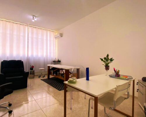 Sala massagem terapêutica