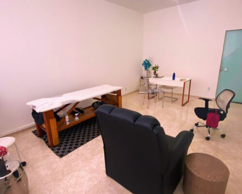 Sala massagem terapêutica