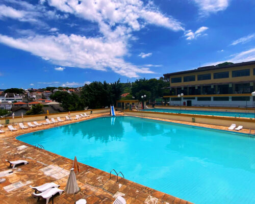Parque aquático piscinas
