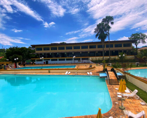 Parque aquático piscinas