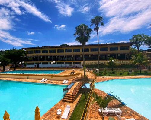 Parque aquático piscinas