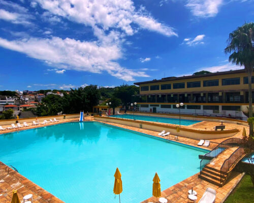 Parque aquático piscinas