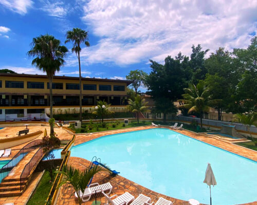 Parque aquático piscinas