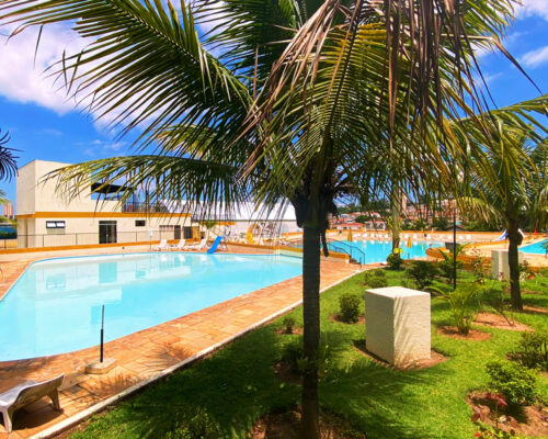 Parque aquático piscinas
